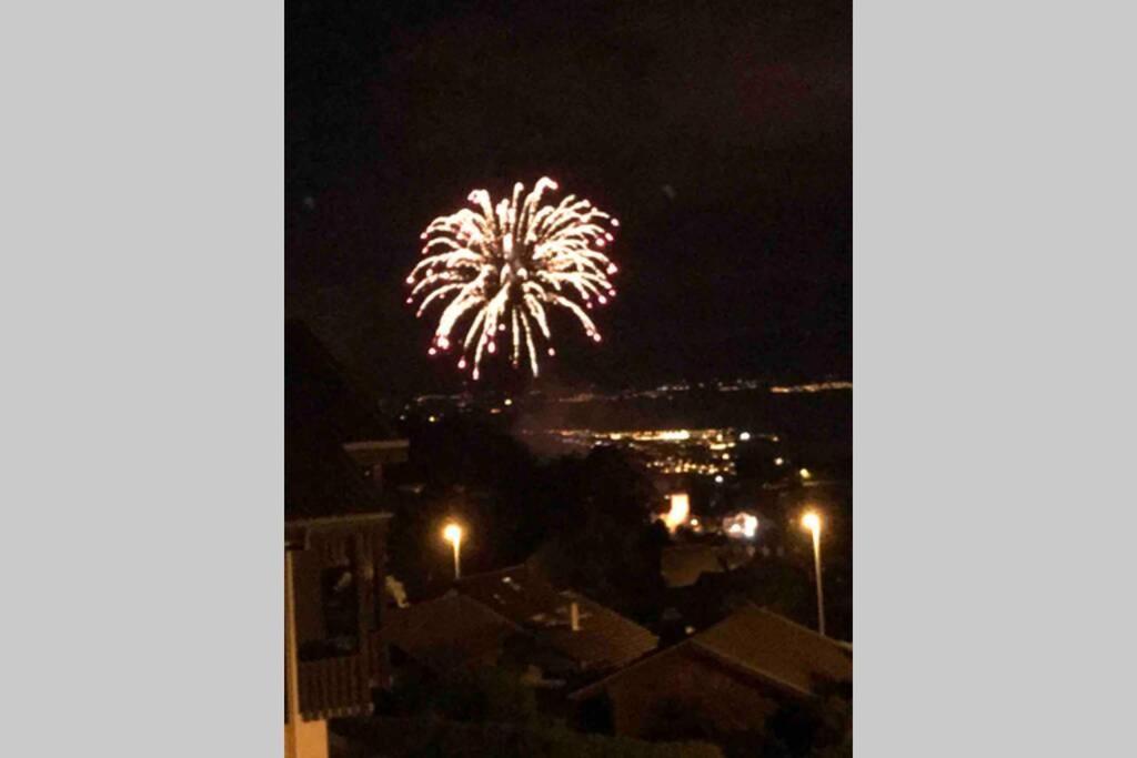 Duplex En Station Vue Sur Lac Leman Thollon-les-Memises 外观 照片