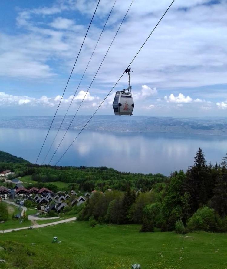 Duplex En Station Vue Sur Lac Leman Thollon-les-Memises 外观 照片